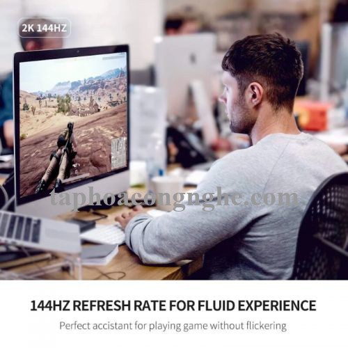 Ugreen 10434 3M Màu Đen Cáp chuyển đổi Mini DP sang DisplayPort hỗ trợ phân giải 4K x 2K MD105 30010434